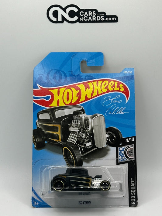 2019 Hot Wheels Rod Squad 4/10 '32 Ford Steve Caballero (Card Damage)