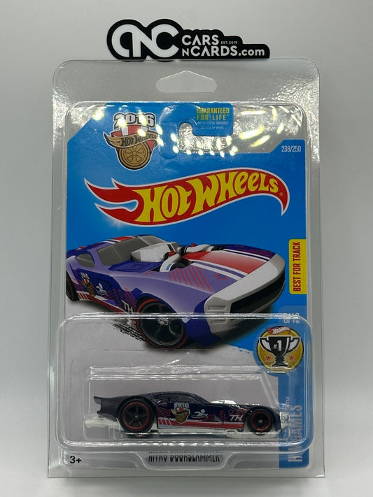 2016 Hot Wheels HW Games Nitro Doorslammer Super Treasure Hunt With Protector