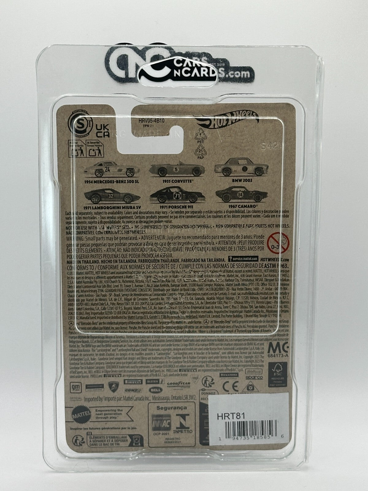 2024 Hot Wheels Vintage Racing Club 6/6 1967 Camaro Chase With Protector