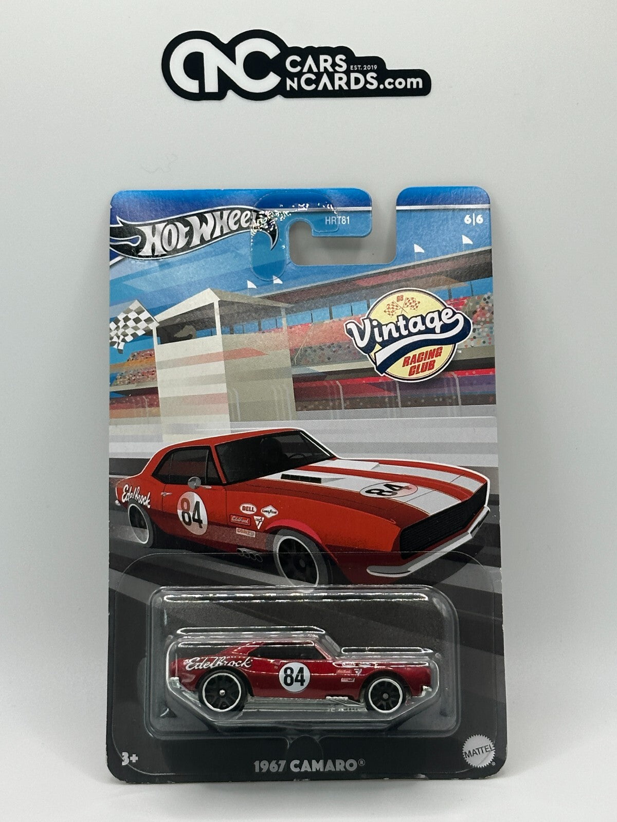 2024 Hot Wheels Vintage Racing Club 6/6 1967 Camaro Chase With Protector