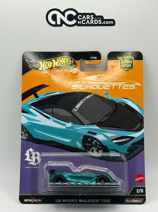 2025 Hot Wheels Premium Car Culture Silhouettes LB McLaren 720S (Card Crease)