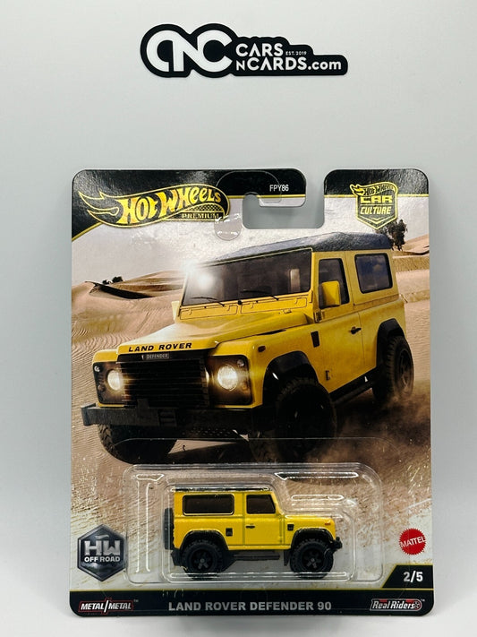 2025 Hot Wheels Premium Car Culture HW Off Road 2/5 Land Rover Defender 90
