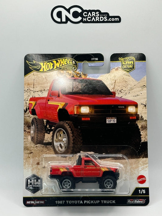2025 Hot Wheels Premium Car Culture HW Off Road Toyota Pickup Truck Card Crease