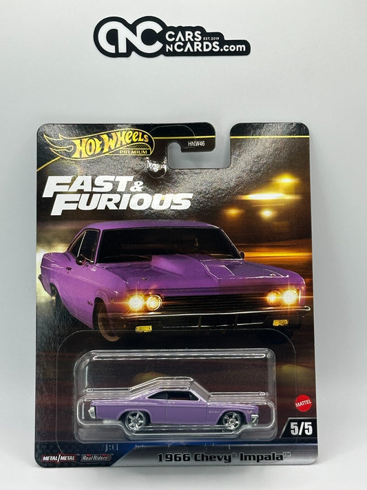 2025 Hot Wheels Premium Fast & Furious 5/5 1966 Chevy Impala