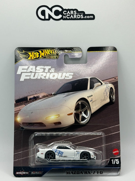 2025 Hot Wheels Premium Fast & Furious 1/5 Mazda RX-7 FD HKS (Bent Corner)