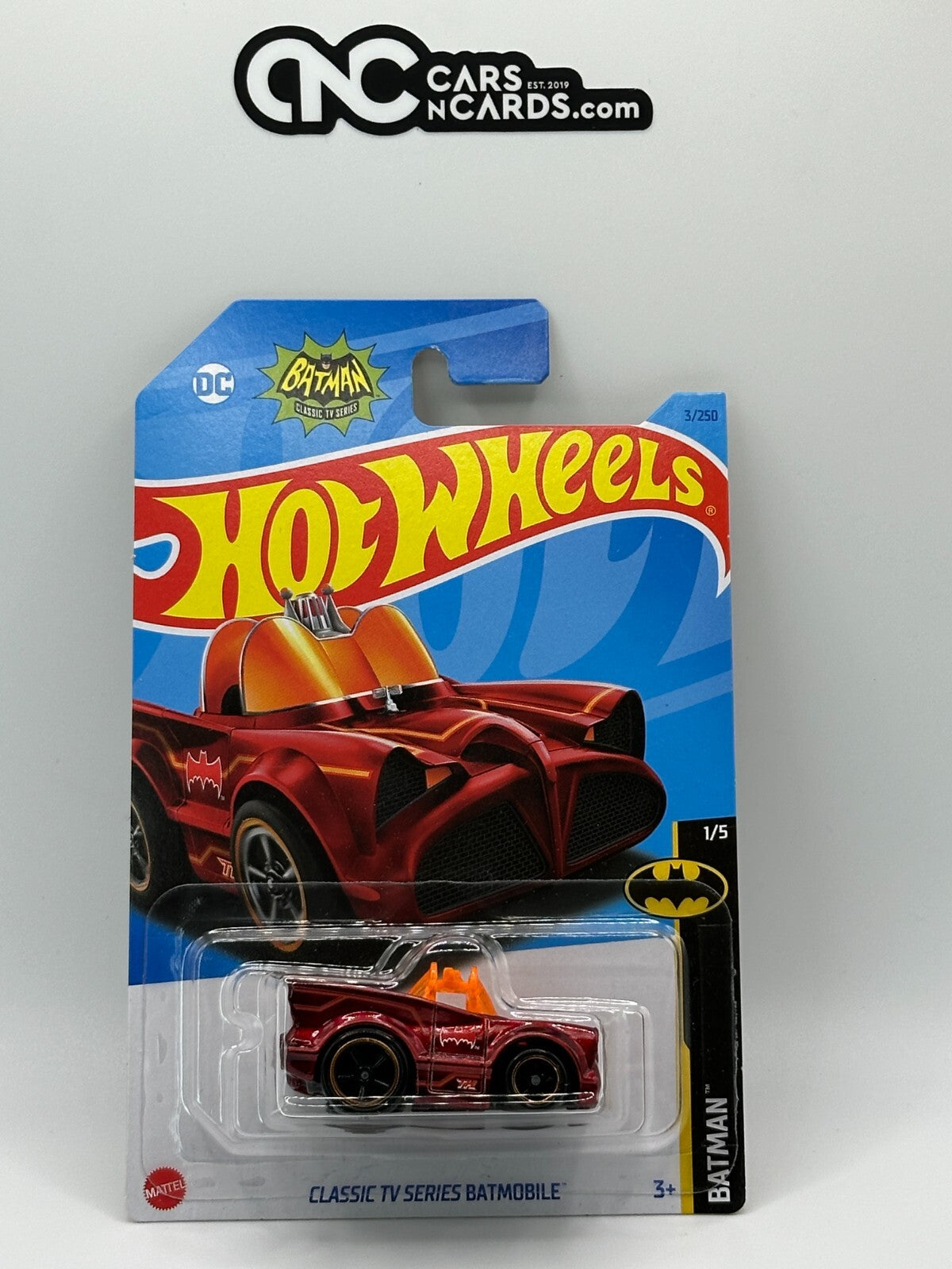 2023 Hot Wheels Super Treasure Hunt Classic TV Series Batmobile With Protector