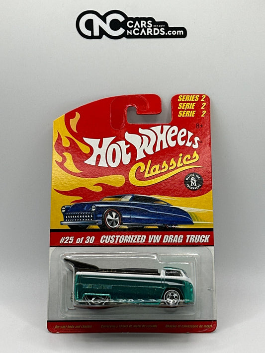 2006 Hot Wheels Classics Series 2 #25/30 Customized VW Drag Truck Teal