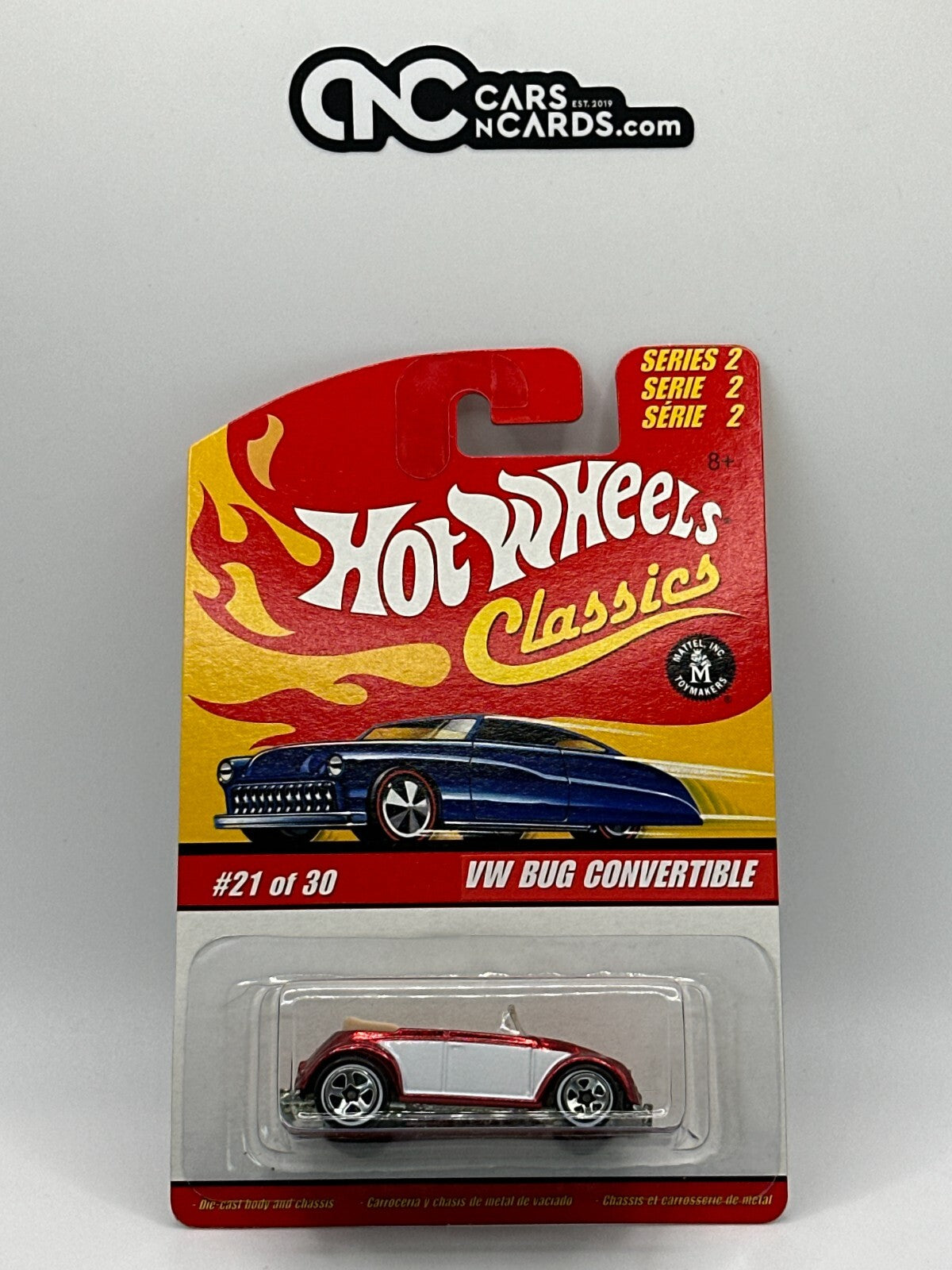 2006 Hot Wheels Classics Series 2 #21/30 VW Bug Convertible Red