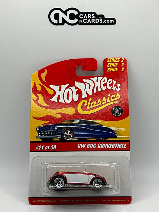 2006 Hot Wheels Classics Series 2 #21/30 VW Bug Convertible Red
