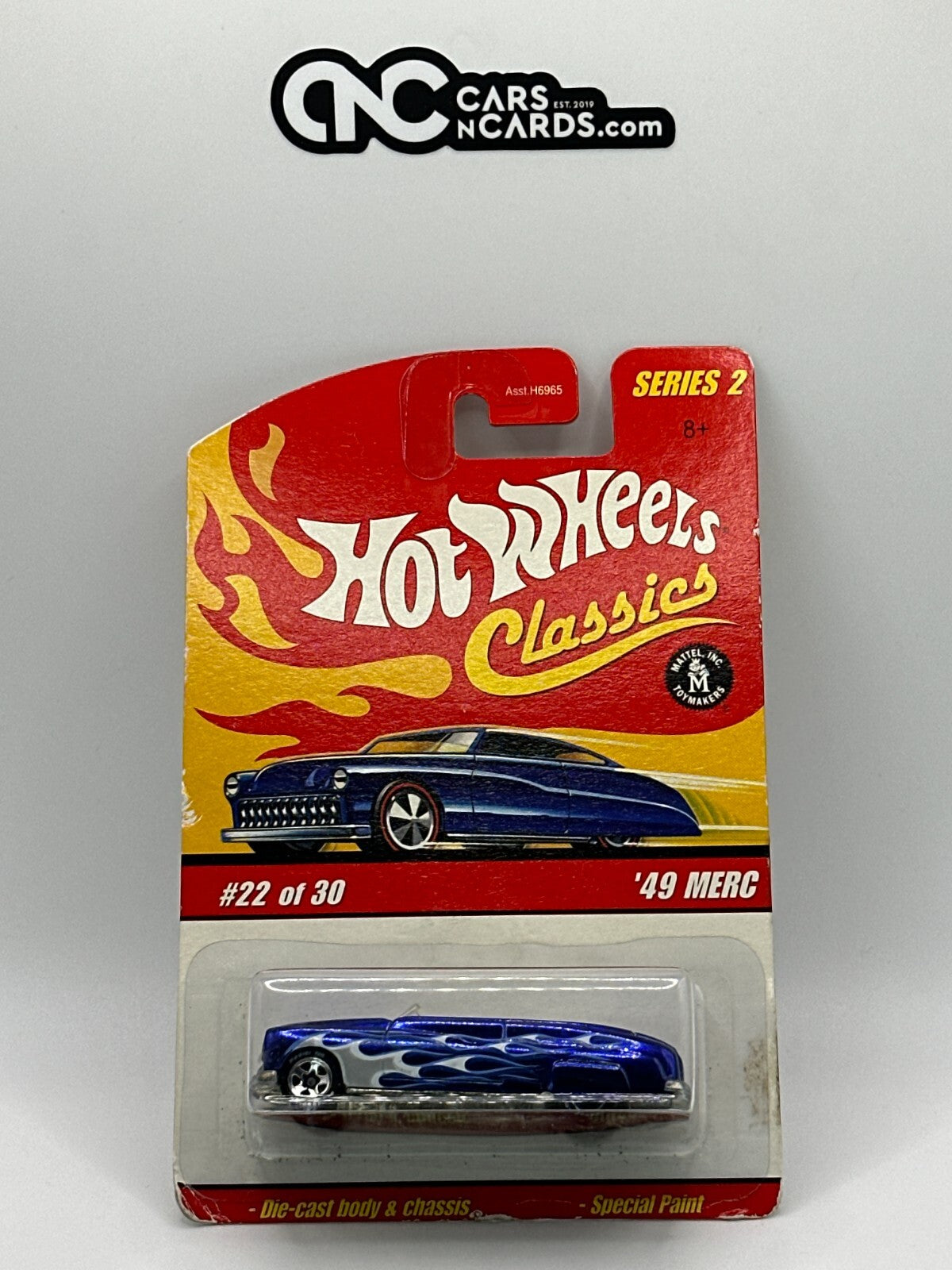 2006 Hot Wheels Classics Series 2 Blue '49 Merc ERROR (Facing Wrong Way)