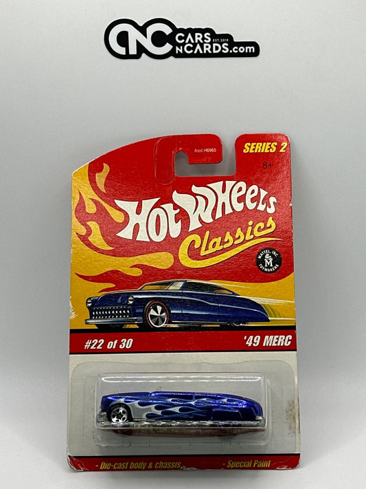 2006 Hot Wheels Classics Series 2 Blue '49 Merc ERROR (Facing Wrong Way)