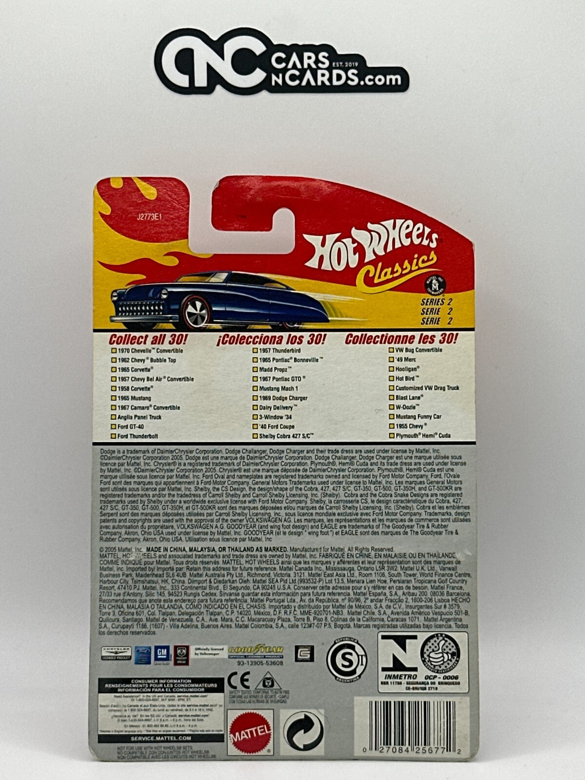 2006 Hot Wheels Classics Series 2 #27/30 Purple Dairy Delivery Card Damage