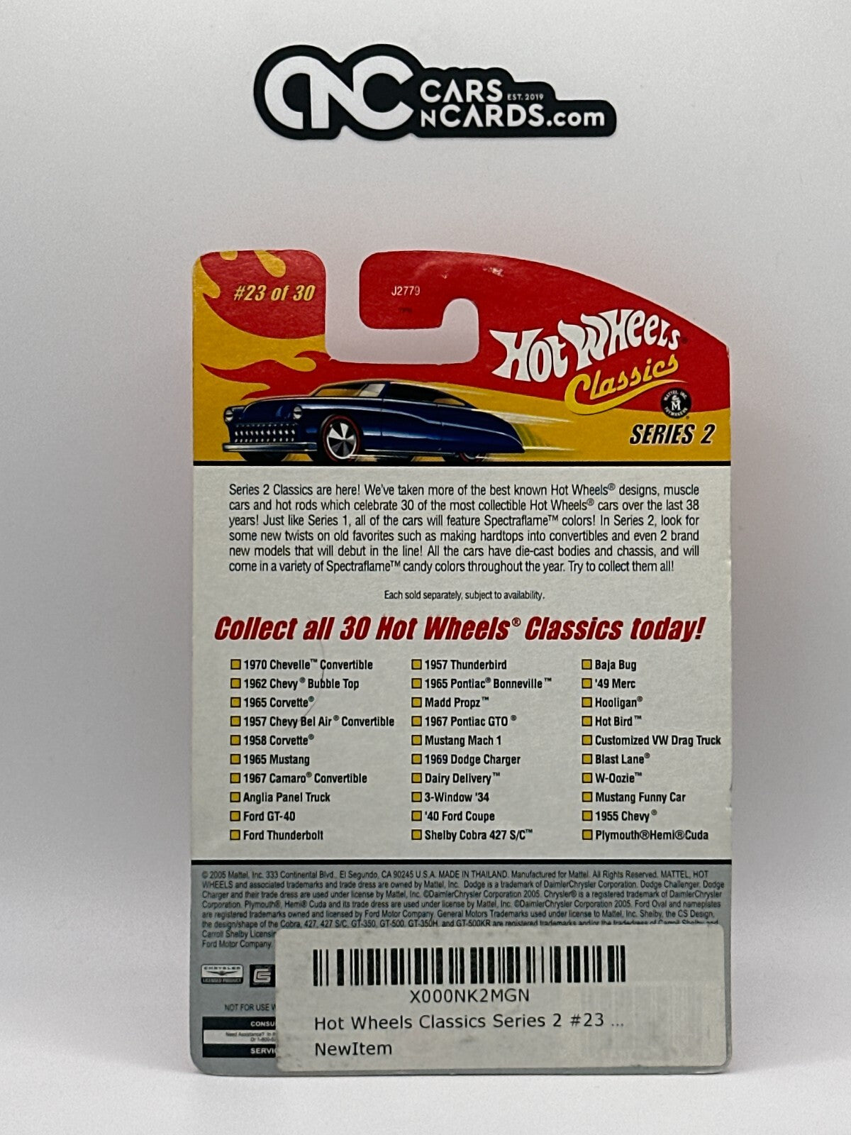 2006 Hot Wheels Classics Series 2 #23/30 Blue Hooligan (Soft Corners)