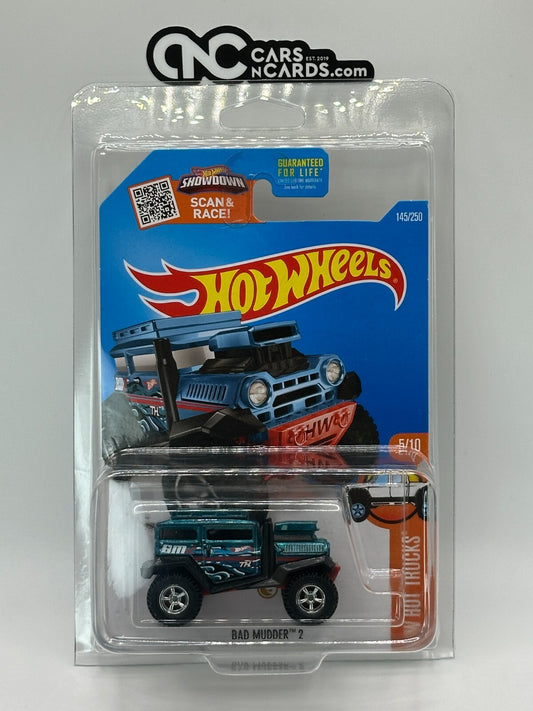 2016 Hot Wheels HW Hot Trucks Super Treasure Hunt Bad Mudder 2 With Protector