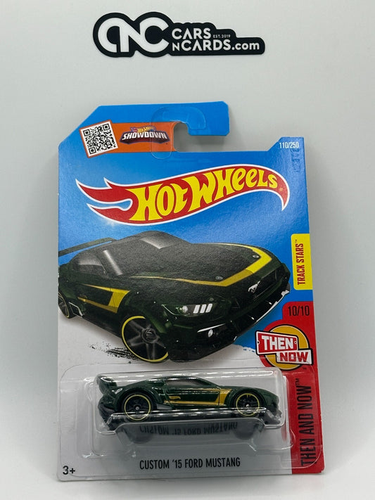 2016 Hot Wheels HW Then and Now 10/10 Custom '15 Ford Mustang Green