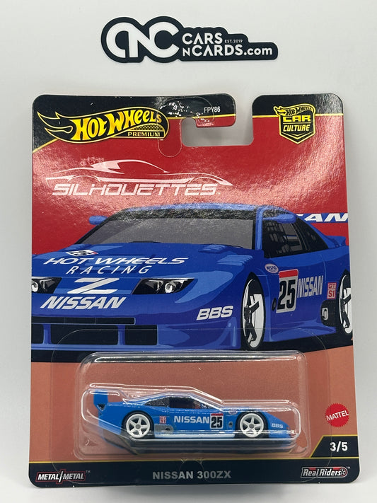 2025 Hot Wheels Premium Car Culture Silhouettes Nissan 300ZX (Cracked Blister)