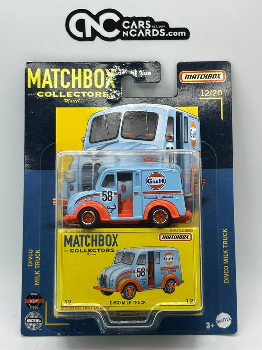 2021 Matchbox Collectors 12/20 Divco Milk Truck Gulf
