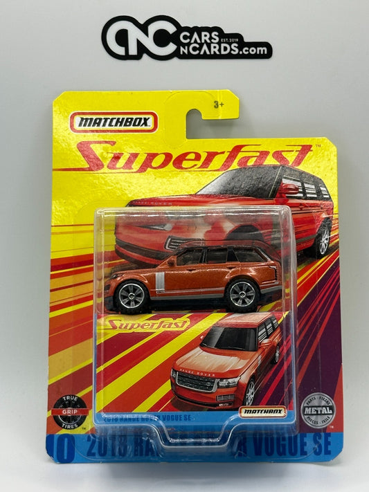 2019 Matchbox Superfast #10 2018 Range Rover Vogue SE