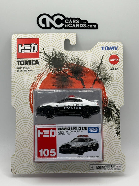 Takara Tomy Tomica 105 Nissan GT-R Police Car 1/62 Scale
