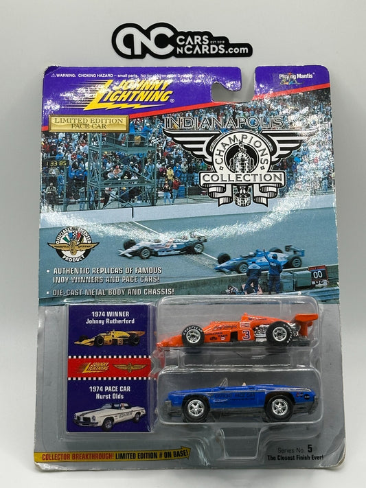 Johnny Lightning Indianapolis 500 1974 Winner & Pace Car Rutherford / Hurst Olds