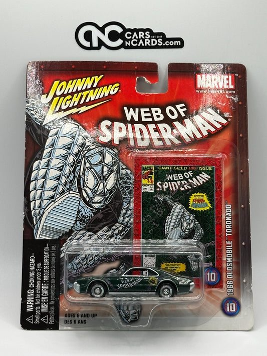 Johnny Lightning Marvel Web of Spider-Man 1966 Oldsmobile Toronado