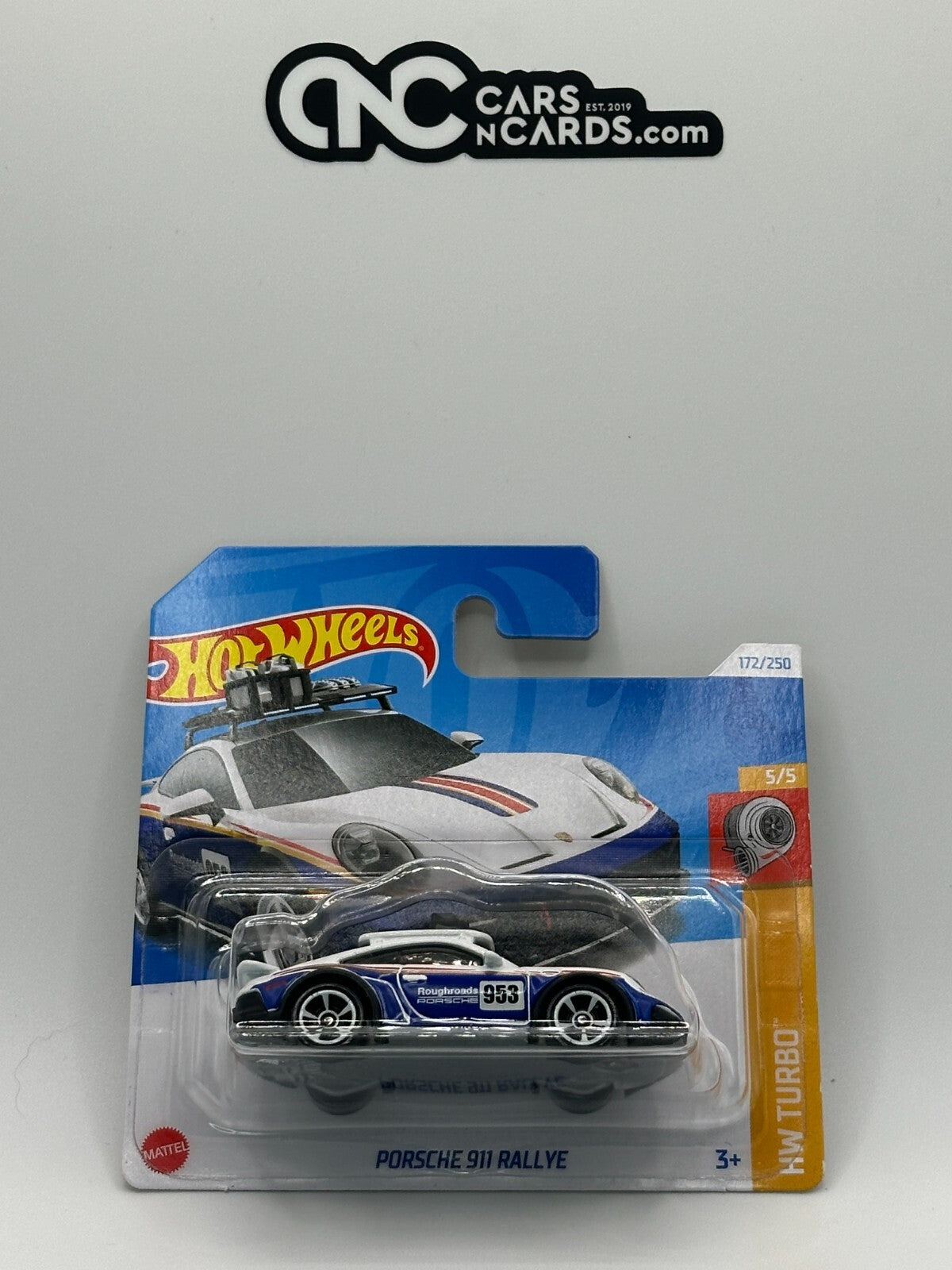 2024 Hot Wheels HW Turbo 5/5 Porsche 911 Rallye Short Card