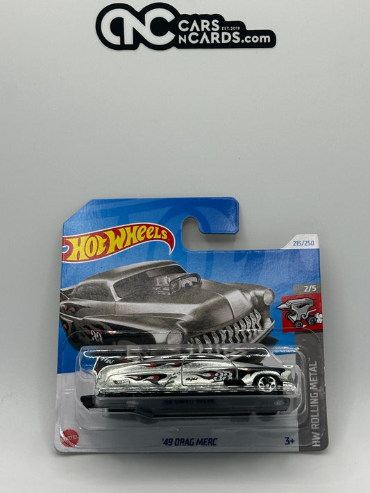2024 Hot Wheels HW Rolling Metal 2/5 '49 Drag Merc Zamac Short Card