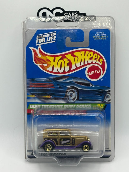 1999 Hot Wheels Treasure Hunt Series 9/12 '32 Ford Delivery With Protector