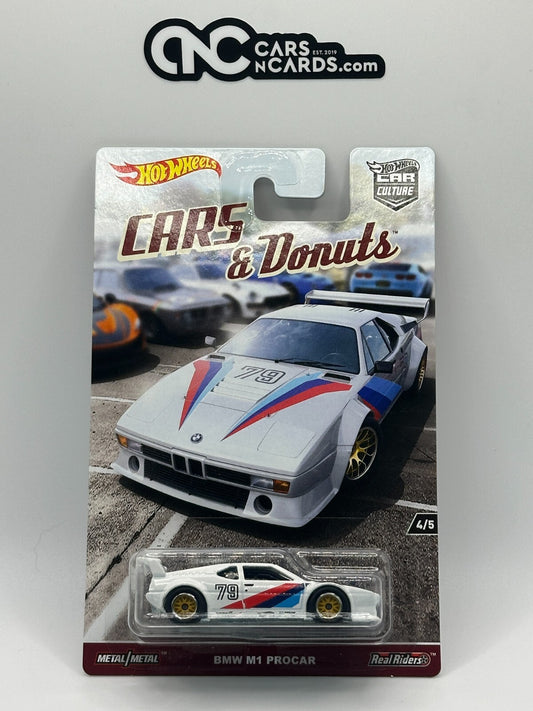2016 Hot Wheels Premium Car Culture Cars & Donuts 4/5 BMW M1 Procar