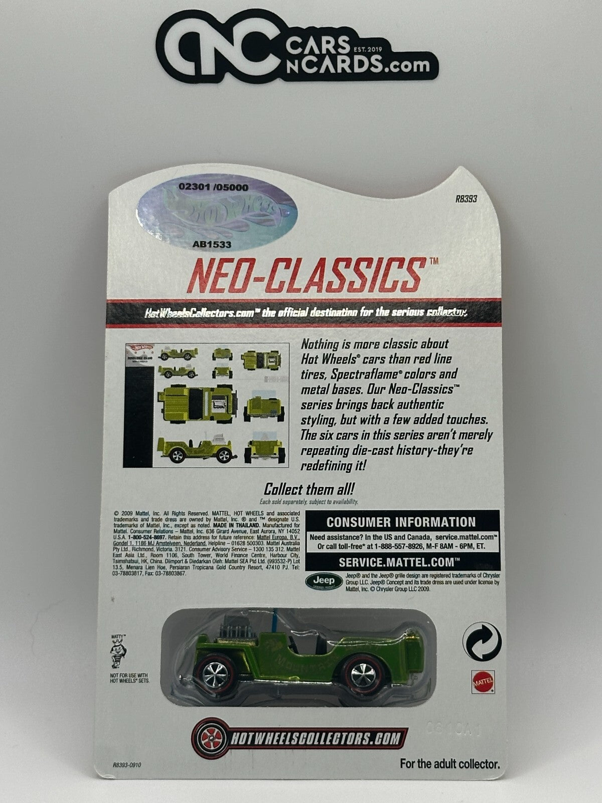 2010 Hot Wheels RLC Neo-Classics Mountain Goat Series 9 02301/05000