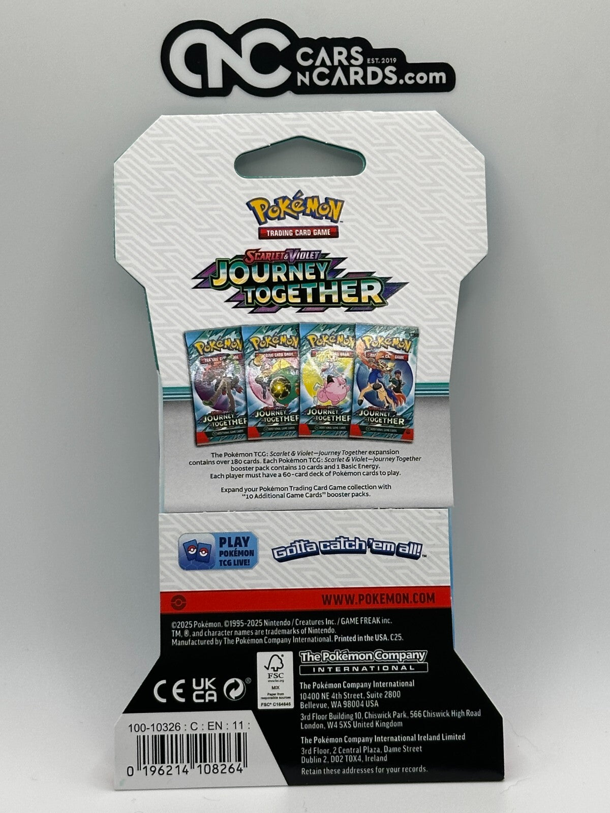 Pokemon Scarlet & Violet Journey Together N’s Zoroark ex Sleeved Pack Sealed