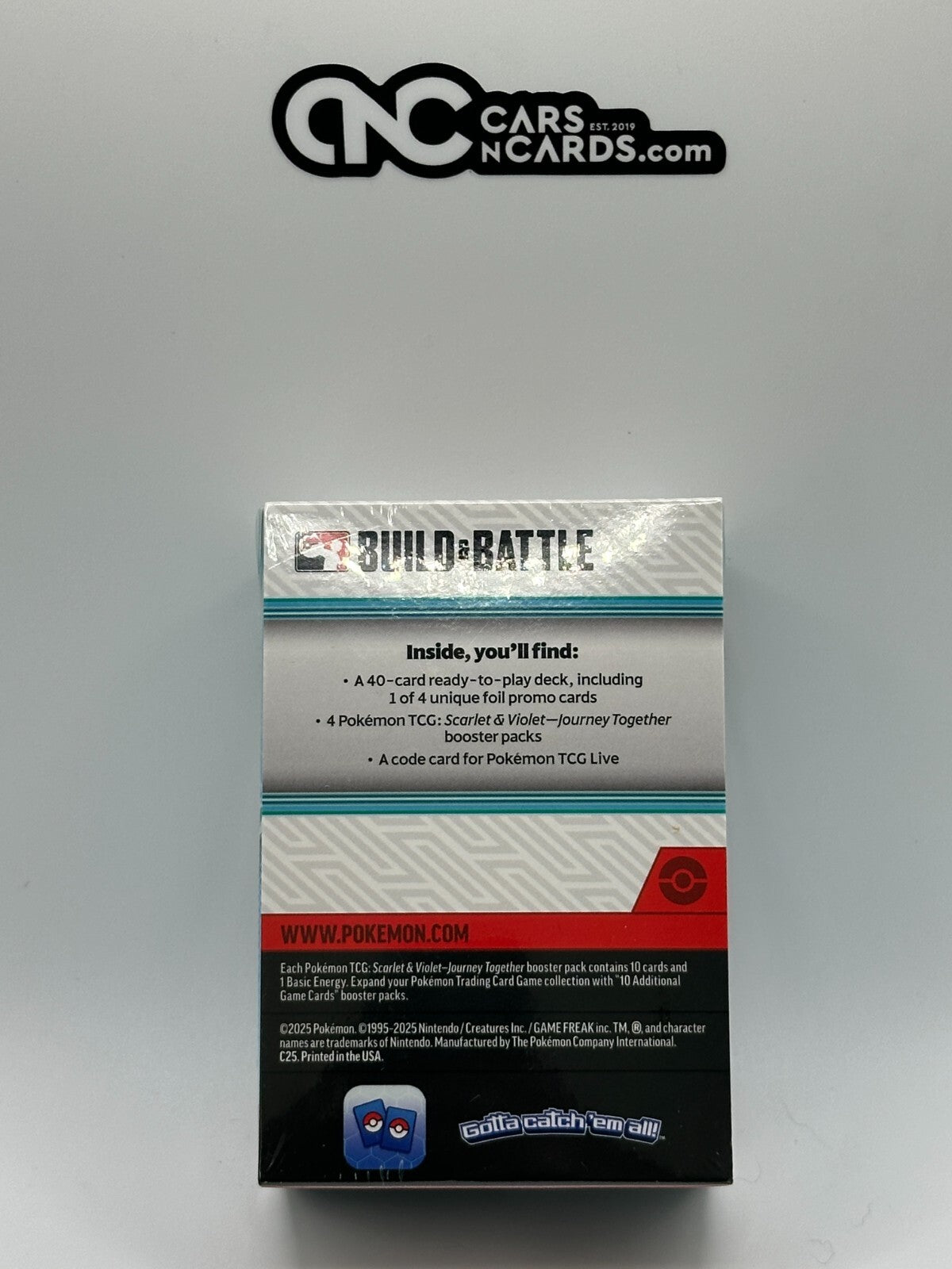Pokemon Scarlet & Violet Journey Together Build & Battle Sealed Box