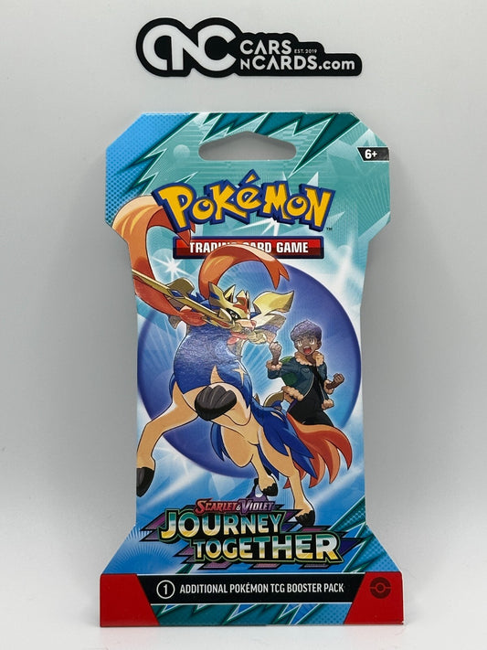 Pokemon Scarlet & Violet Journey Together Hop’s Zacian ex Sleeved Pack Sealed