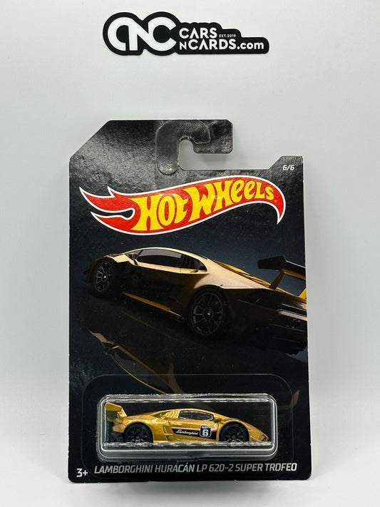 2019 Hot Wheels Exotics 6/6 Lamborghini Huracan LP 620-2 Super Trofeo Gold