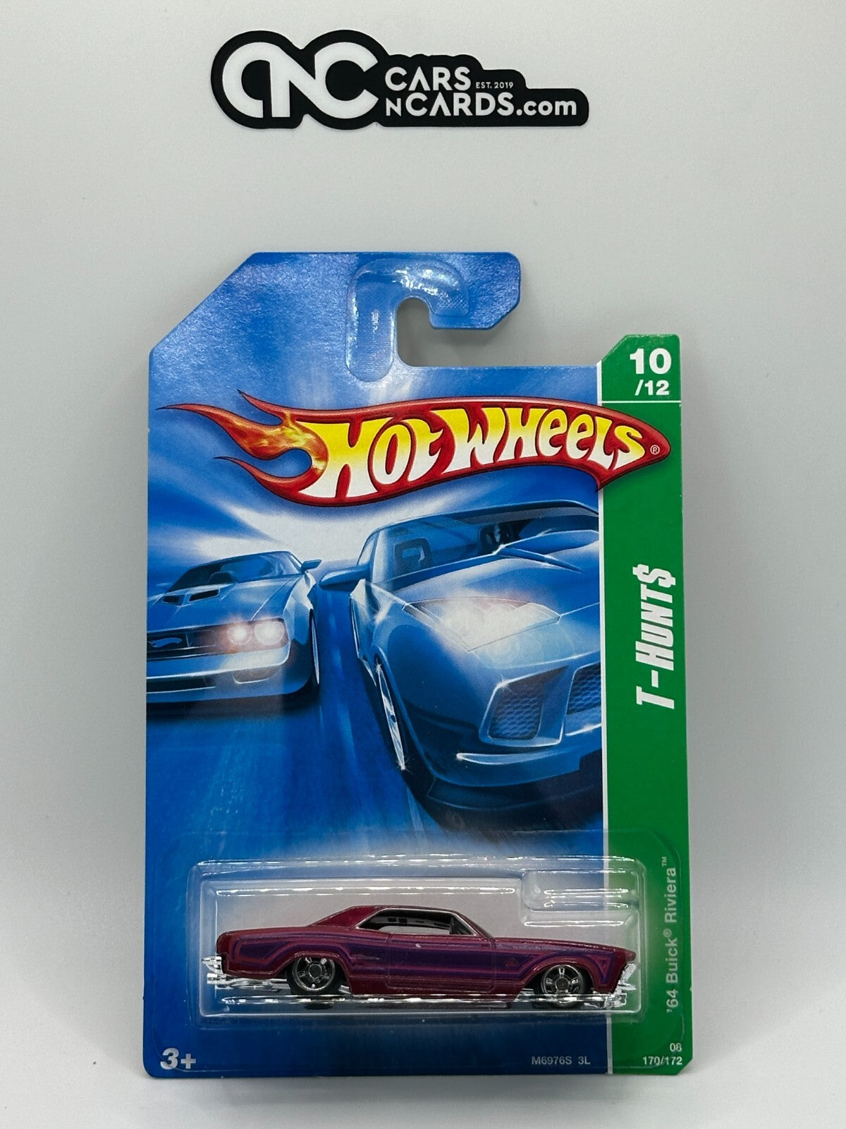 2008 Hot Wheels Super Treasure Hunt 10/12 '64 Buick Riviera With Protector