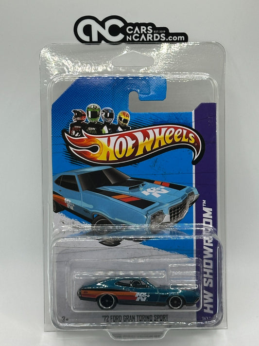 2013 Hot Wheels '72 Ford Gran Torino Sport Super Treasure Hunt With Protector