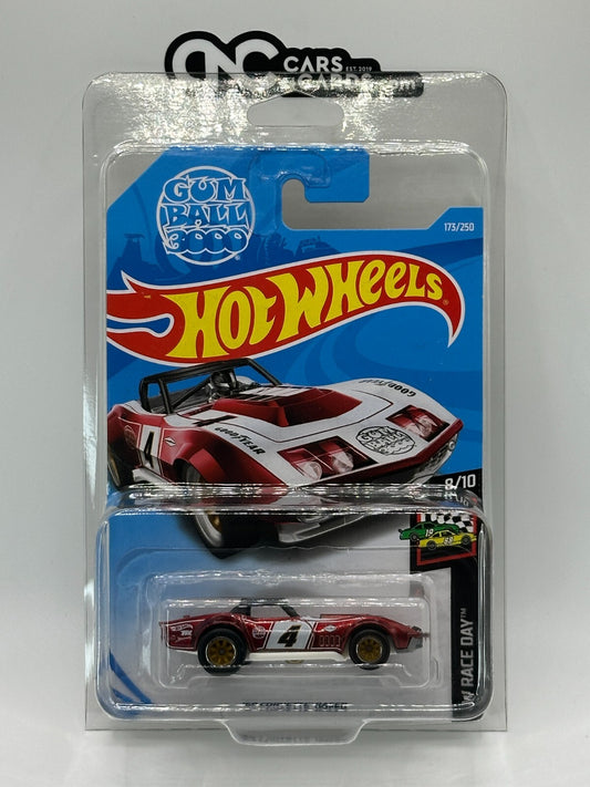 2019 Hot Wheels Super Treasure Hunt '69 Corvette Racer With Protector