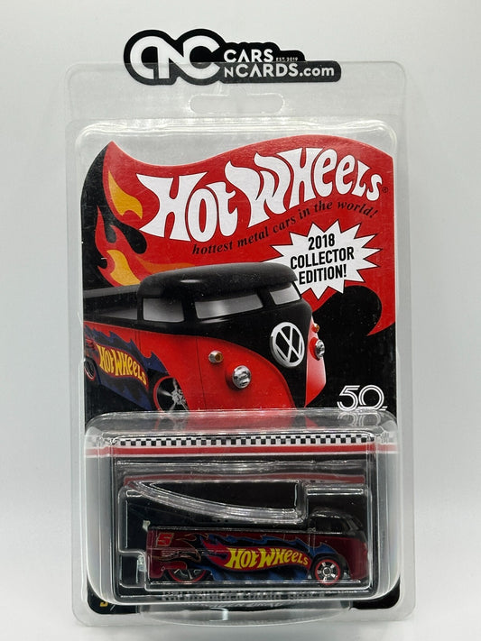 2018 Hot Wheels Collector Edition Mail In Volkswagen Drag Truck With Protector