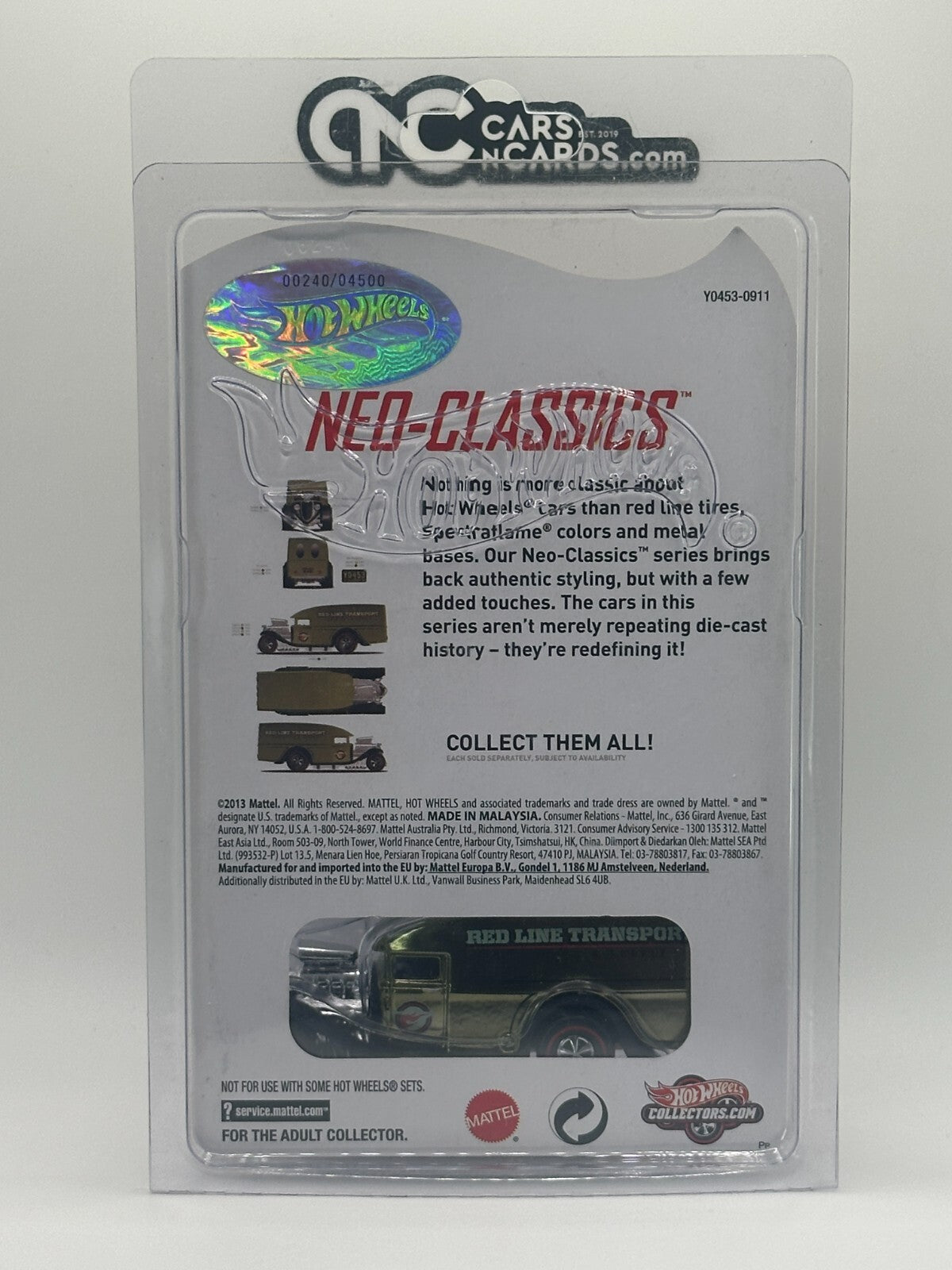 2013 Hot Wheels RLC Neo-Classics Blown Delivery Red Line Transport 00240/04500