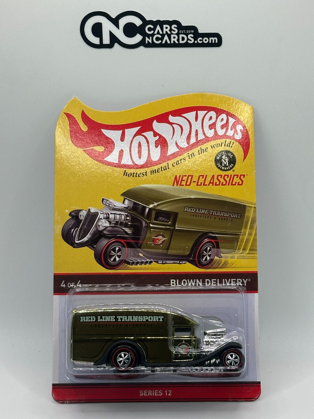 2013 Hot Wheels RLC Neo-Classics Blown Delivery Red Line Transport 00240/04500