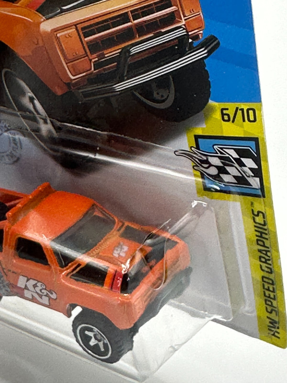 2020 Hot Wheels HW Speed Graphics 6/10 K&N '87 Dodge D100 (Cracked Blister)