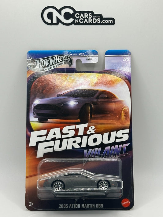 2025 Hot Wheels Silver Series Fast & Furious Villains 2/5 2005 Aston Martin DB9