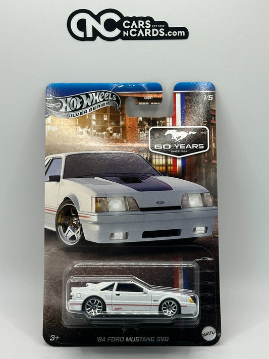 2025 Hot Wheels Silver Series Mustang 60 Years 1/5 '84 Ford Mustang SVO