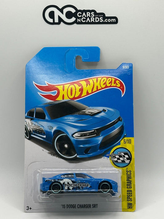 2016 Hot Wheels HW Speed Graphics 6/10 '15 Dodge Charger SRT (Small Crease)