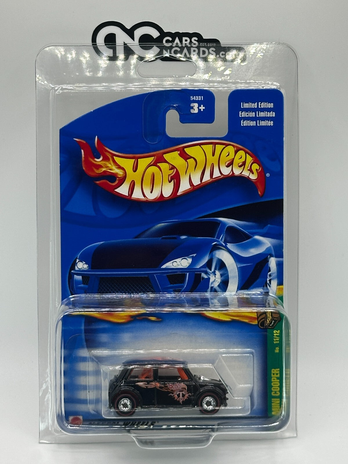 2002 Hot Wheels Treasure Hunt 11/12 Mini Cooper With Protector