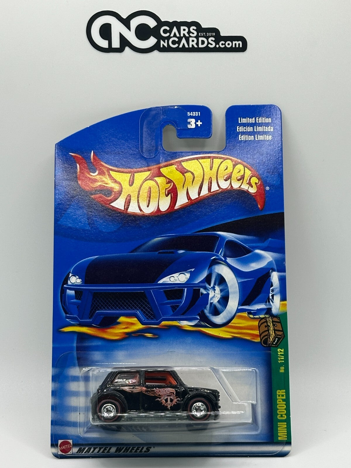 2002 Hot Wheels Treasure Hunt 11/12 Mini Cooper With Protector