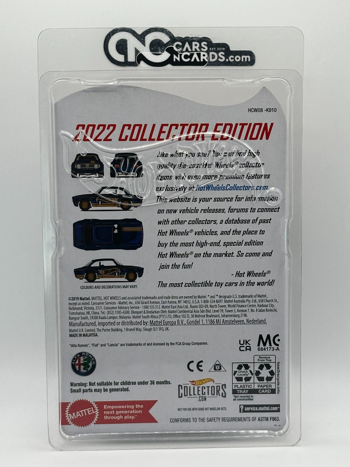 2022 Hot Wheels Mail In Collector Edition Alfa Romeo Giulia Sprint GTA