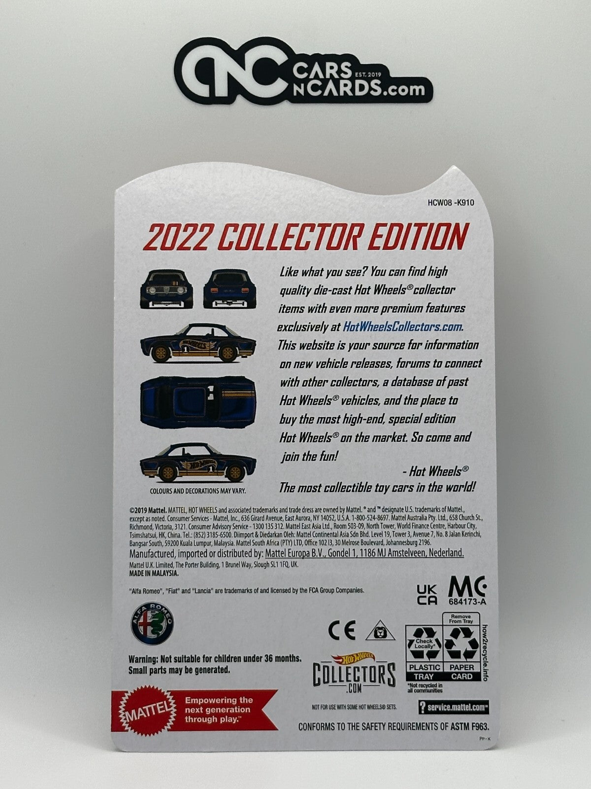 2022 Hot Wheels Mail In Collector Edition Alfa Romeo Giulia Sprint GTA