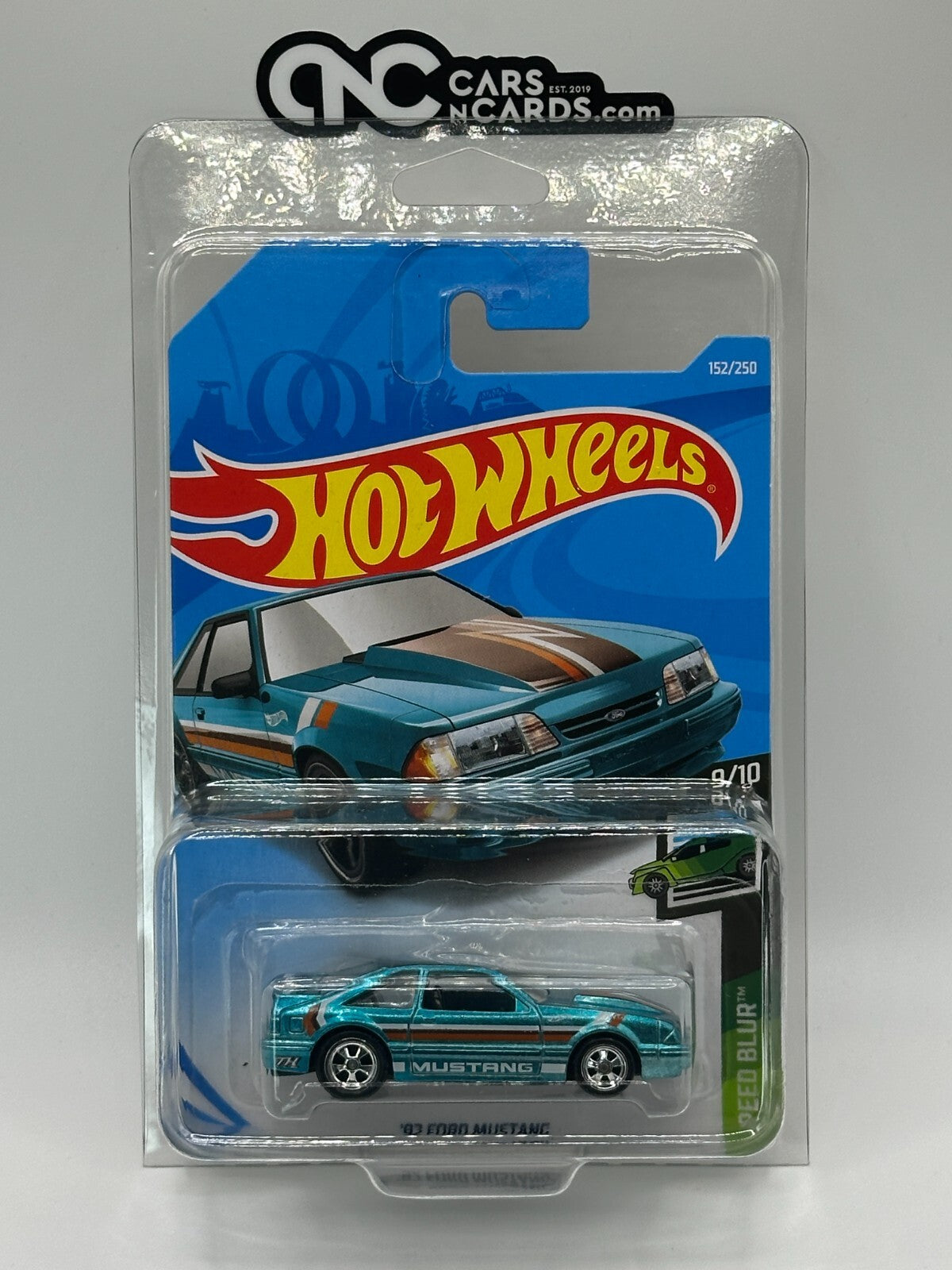 2019 Hot Wheels Super Treasure Hunt '92 Ford Mustang (Blister Small Defect)