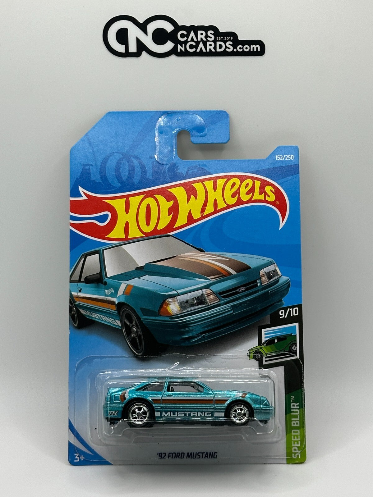 2019 Hot Wheels Super Treasure Hunt '92 Ford Mustang (Blister Small Defect)